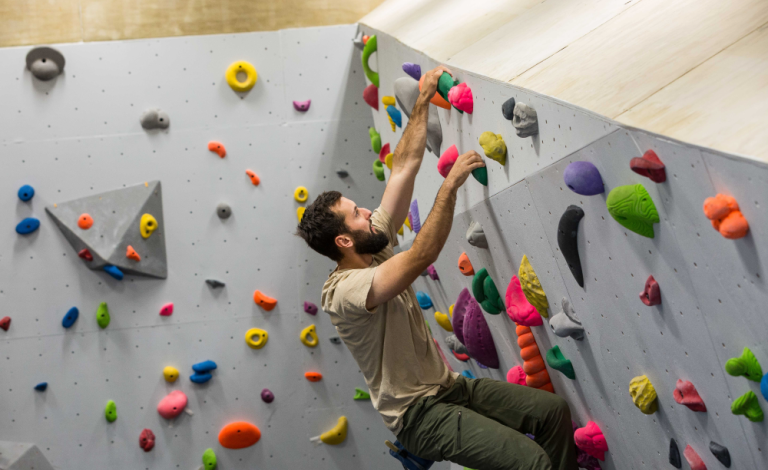 LU Gym bouldering wall June 2021 COPY